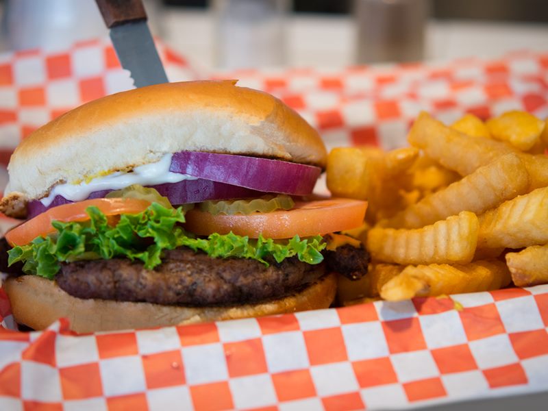 The Hut Diner food